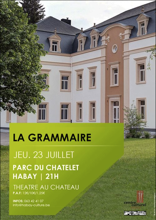 Théâtre au chateau - La grammaire